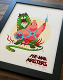 Nikolas Ilic "He-Man and Battlecat" Framed Print