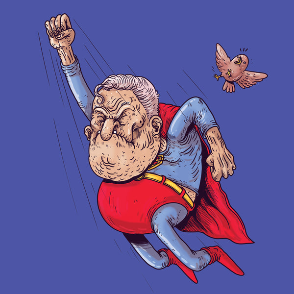 Alex Solis "Old Superman" Print