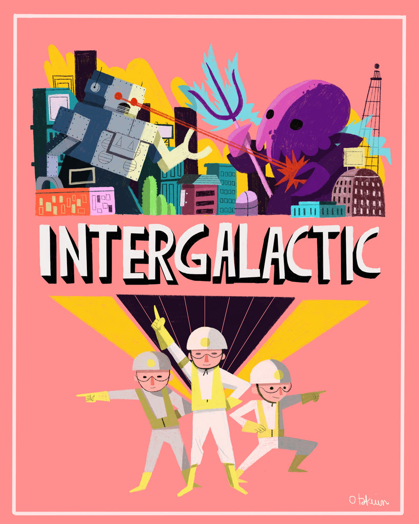 Oliver Akuin "Intergalactic" Print