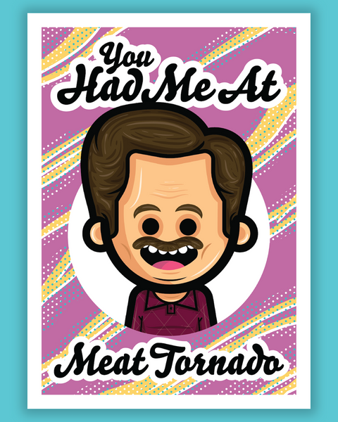 Austin Gilmore "Meat Tornado" Print