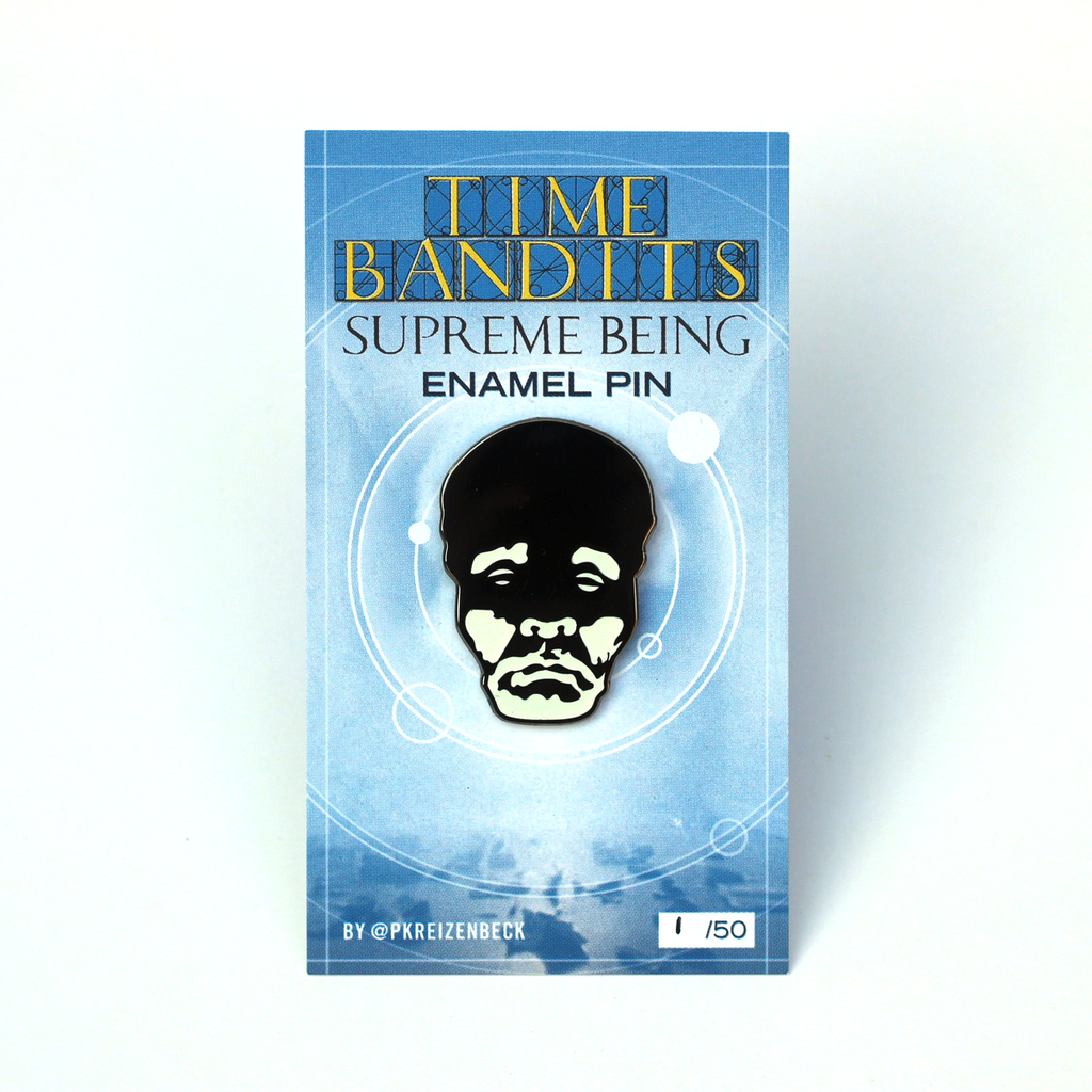 Paul Kreizenbeck "Time Bandits Supreme Being Glow-In-The-Dark" Pin