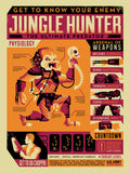 Ryan Brinkerhoff "Get to Know Your Enemy: Jungle Hunter" Framed Print