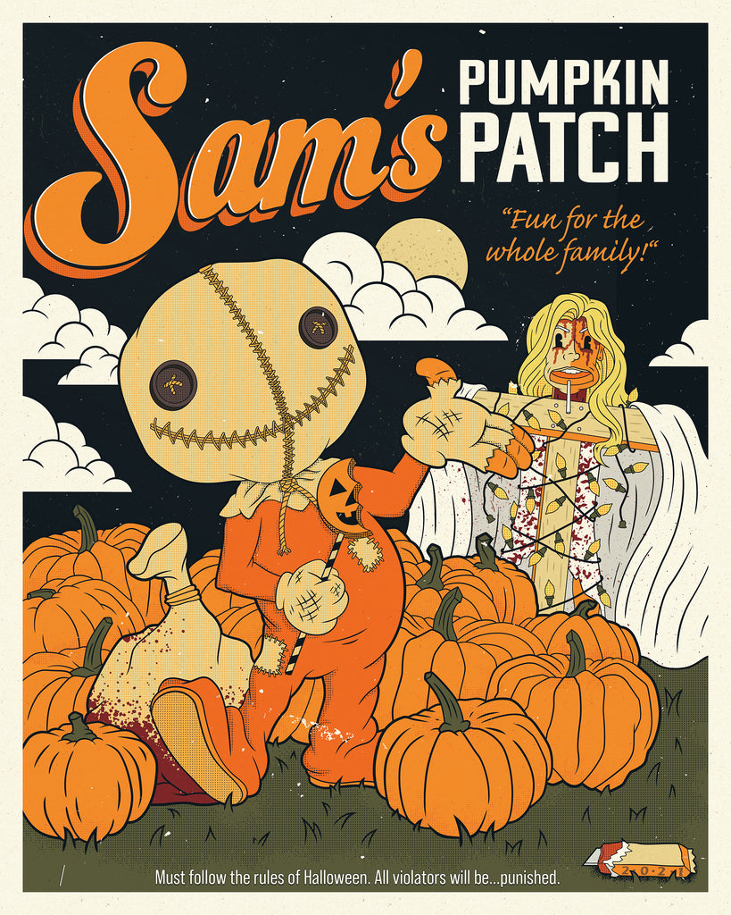 Ryan Orris "Sam's Pumpkin Patch" Print