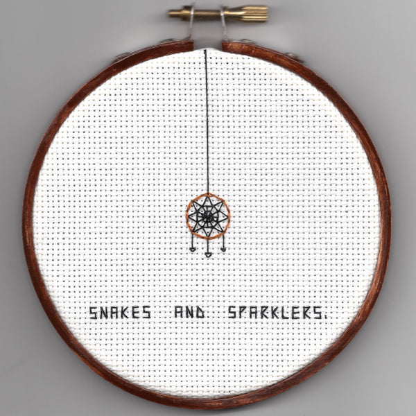 Oh Sew Nerdy "Snakes and sparklers."
