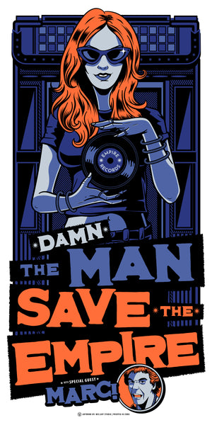 Wes Art Studio "Damn the Man, Save the Empire" Print