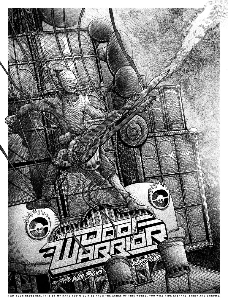 Shane Lewis "The Doof Warrior World Tour" Print