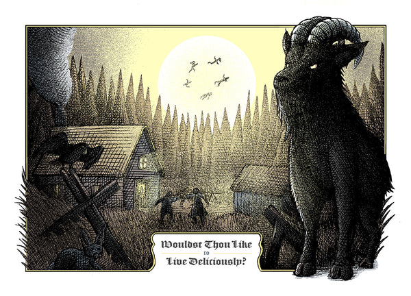 Shane Lewis "The Witch" Postcard Print
