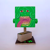 John D-C "Slimer: Ghostbusters Wood Head (Plastic-Free Inaction Figure)"