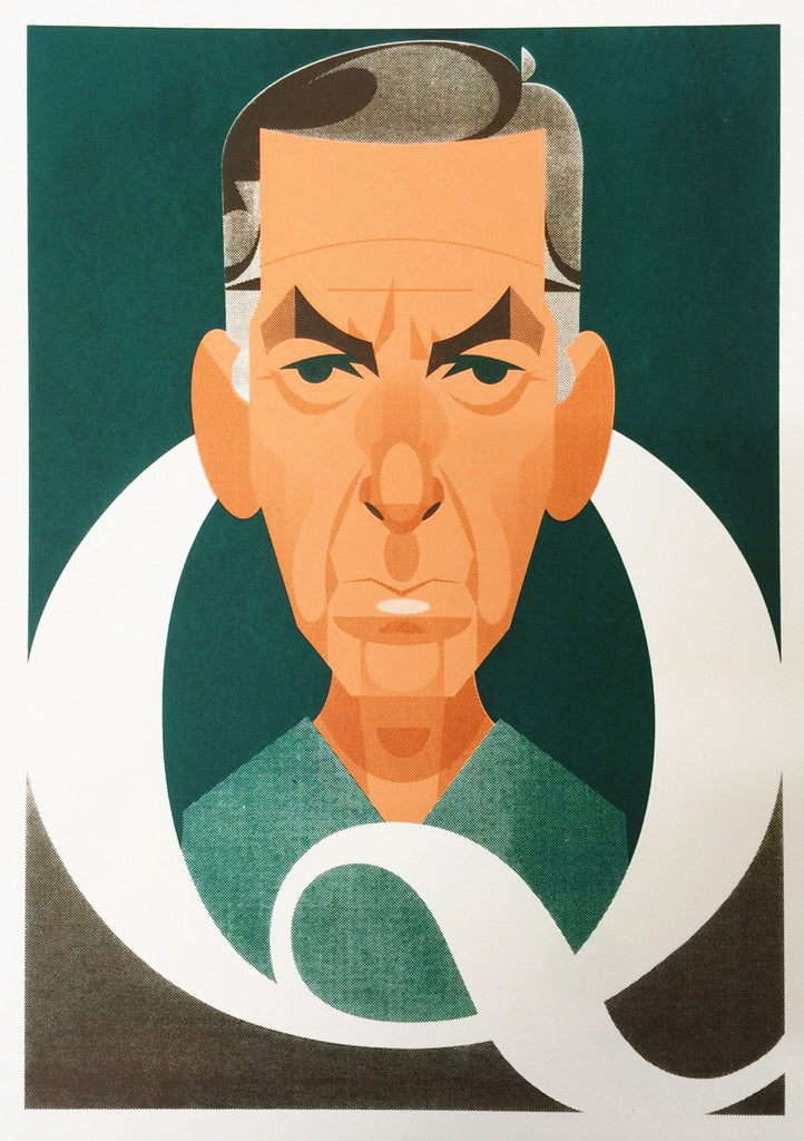Stanley Chow "Q is for Quincy" Print