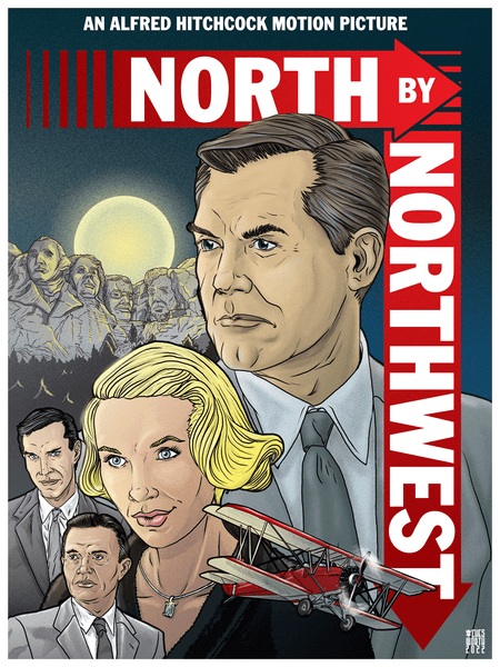 Steve Chesworth "North by Northwest" print