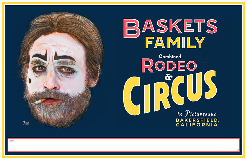Steve Dressler "Baskets Family Rodeo & Circus" Print
