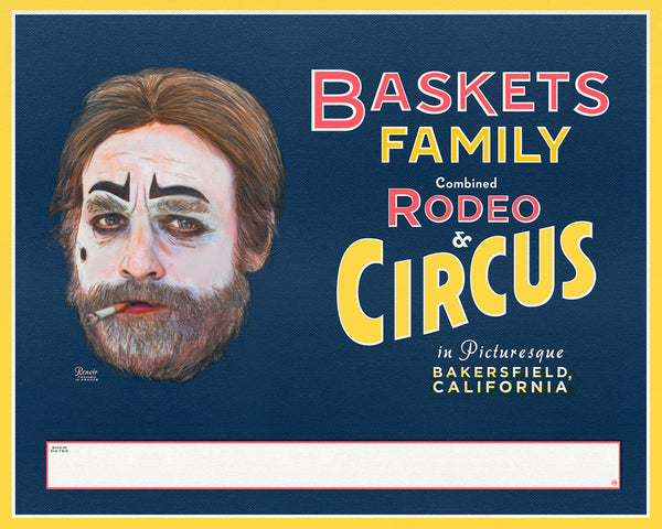 Steve Dressler "Baskets Family Rodeo & Circus" Canvas Print