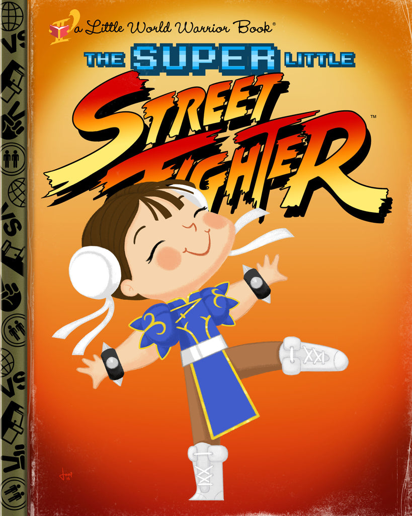 Joey Spiotto "The Super Little Street Fighter" Print