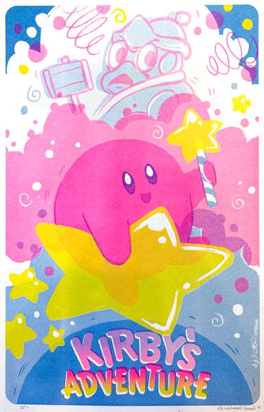 Super Group Hugs "Kirby's Adventure" Print