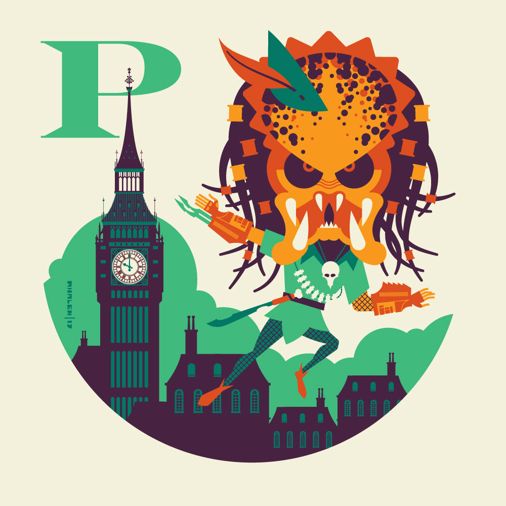 Tom Whalen "P is for Peter" Print