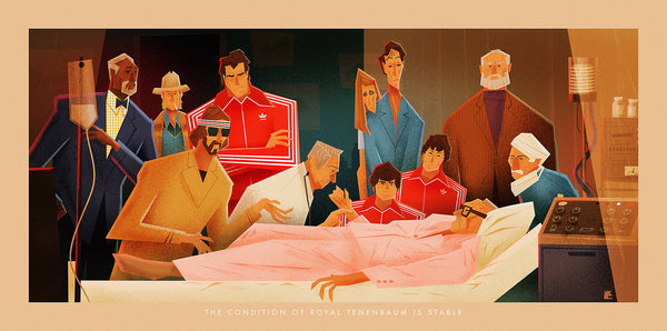 Mark Borgions "The Condition of the Royal Tenenbaum Is Stable" Print