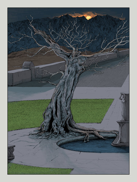 Jake Rathkamp - The Graphite Club "The Tree of Gondor" Print