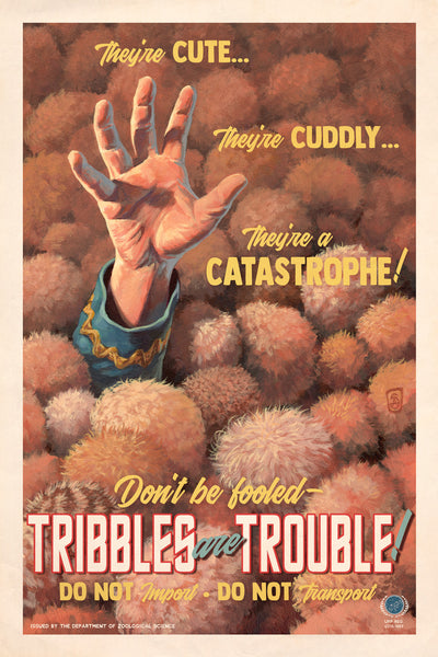 Stephen Andrade "Tribbles Are Trouble" Print