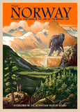 Chet Phillips "Visit Norway" Postcard Print