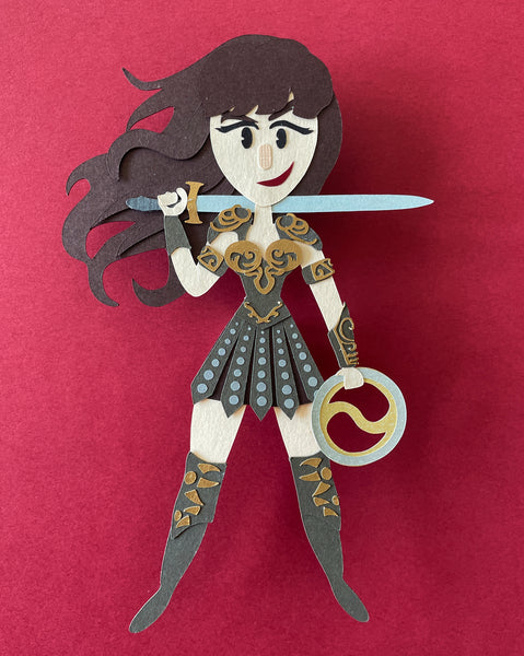 Kristy Edgar "Warrior Princess" Print