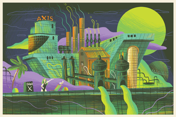Scott Balmer "Axis Chemicals" Postcard Print