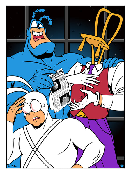 Matthew Skiff "The Tick and Chairface Chippendale" Print
