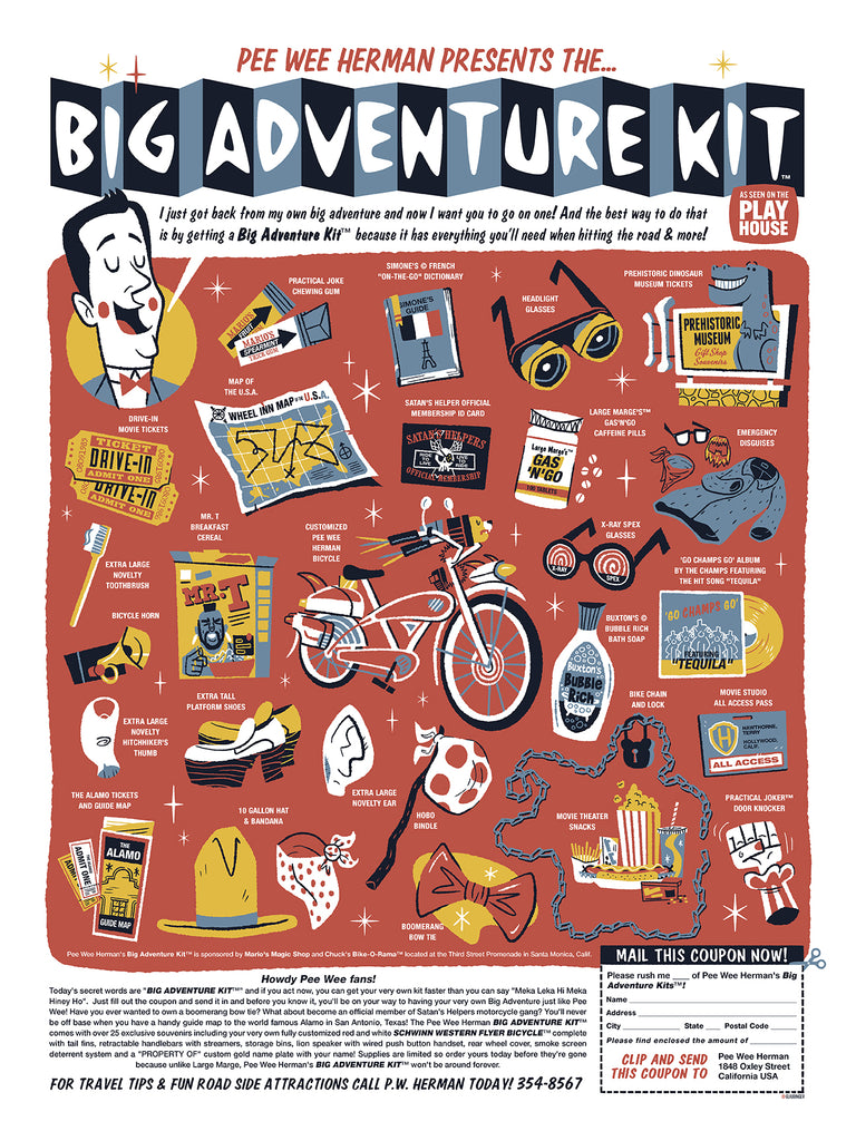Ian Glaubinger "Big Adventure Kit" Print