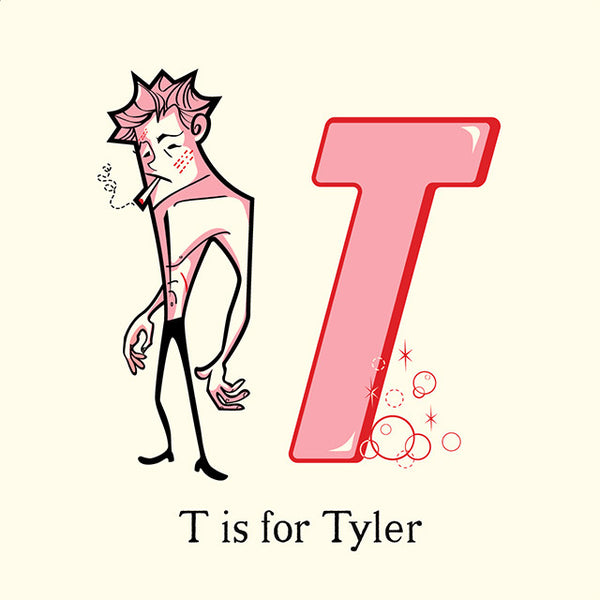 castlepöp "T is for Tyler" Print