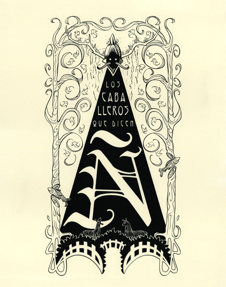 Castlepop "The Knights Who Say Ni (en Espanol)" Print