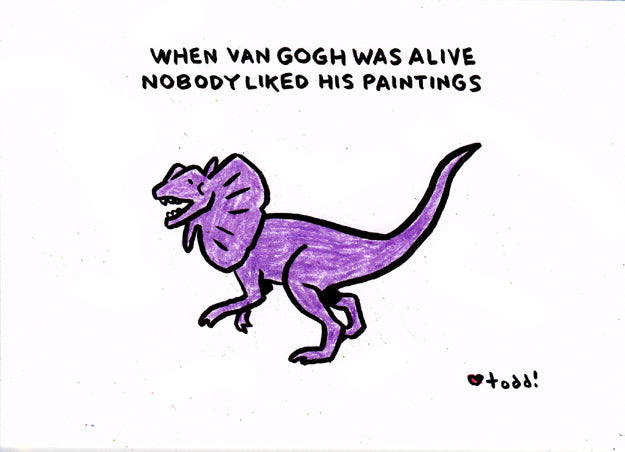 Toddbot - Todd Webb "Dinosaur - Van Gogh"