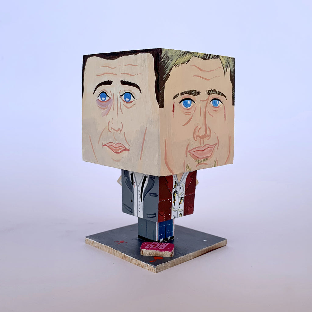 John D-C "Fight Club: The Narrator & Tyler Durden" (Plastic-Free Inaction Figure)