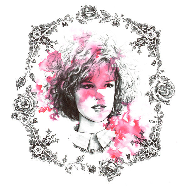 Nicole Guice "The Color That Never Fades : Pretty in Pink Portrait" Print
