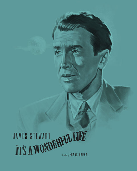 Colin Murdoch "James Stewart - It's A Wonderful Life" Print