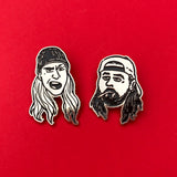 Miranda Dressler "Jay and Silent Bob" Enamel Pin Set