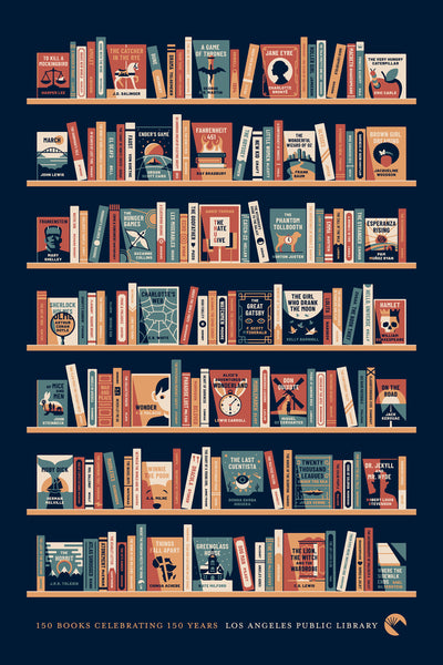 DKNG "150 Books Celebrating 150 Years" Print