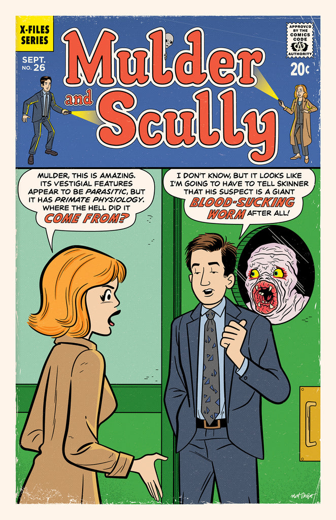 Matt Talbot "Mulder and Scully" Print