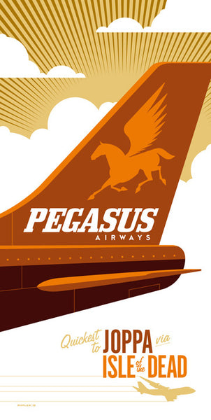 Tom Whalen "Pegasus Airways" Print